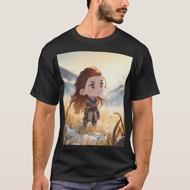 T-shirt Chibi Machine-Chasseuse (Devant)