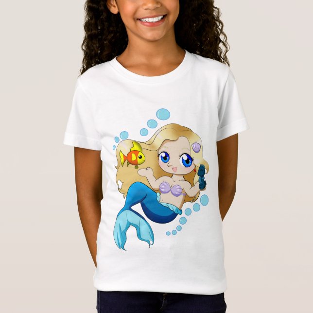 T-Shirt Chibi Mermaid Jr (Devant)