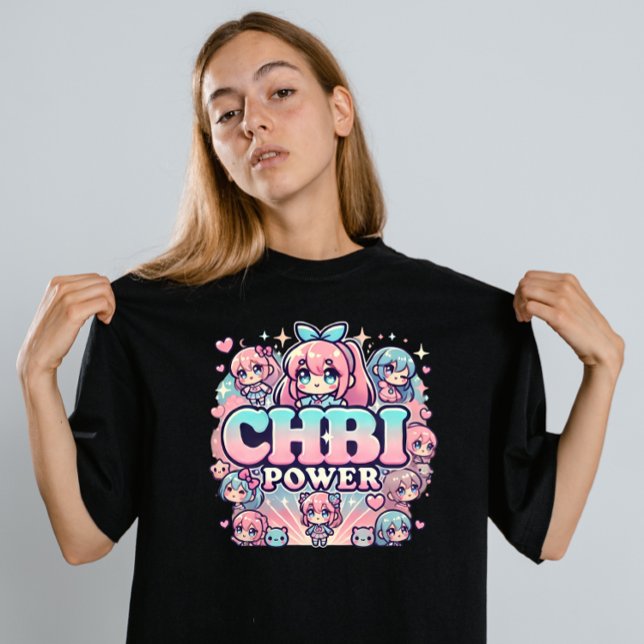 T-shirt "Chibi Power" (Créateur téléchargé)