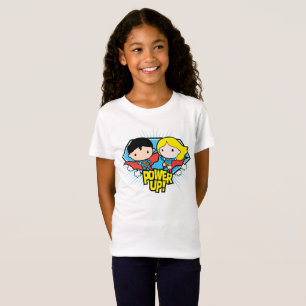 T-Shirt Chibi Superman & Chibi Supergirl Power Up!