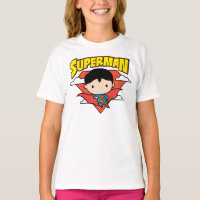 Chibi Superman Polka Dot Shield and Name