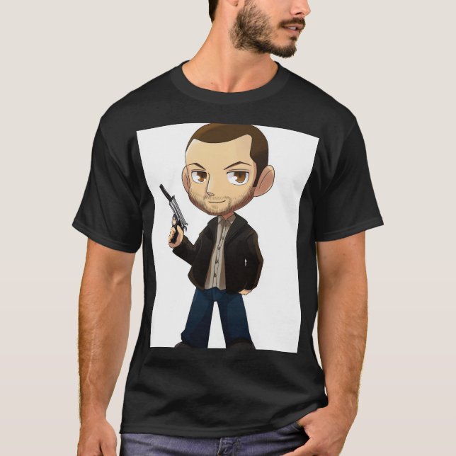 T-shirt Chibi survivant des rues d'Europe de l'Est (Devant)