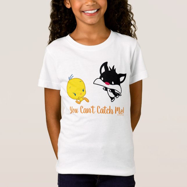 T-Shirt Chibi SYLVESTER™ Chasing TWEETY™ (Devant)
