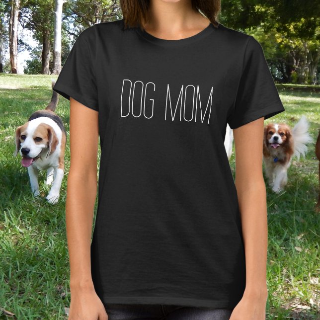 T-shirt Chic minimaliste maman chien (Créateur téléchargé)