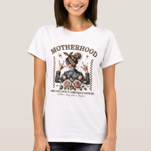 T-shirt Chic Motherhood Rock Fête des mères amusantes