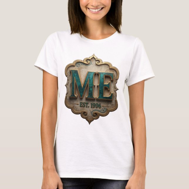 T-shirt Chic Or ABSTRAIT ART Design Moderne (Devant)