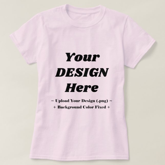 T-shirt Chic Pale Pink Tee for a Light and Graceful Statem (Design devant)