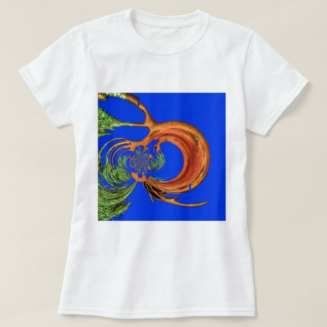 T-shirt Chic Round Hakuna Matata Navy Blue Collection (Design devant)