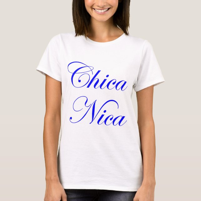 T-shirt Chica Nica (Devant)