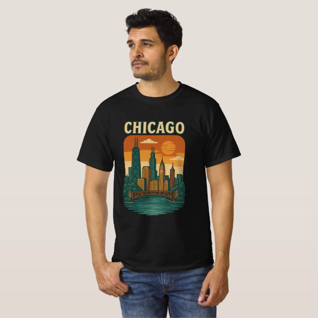 T-shirt Chicago   (Devant entier)