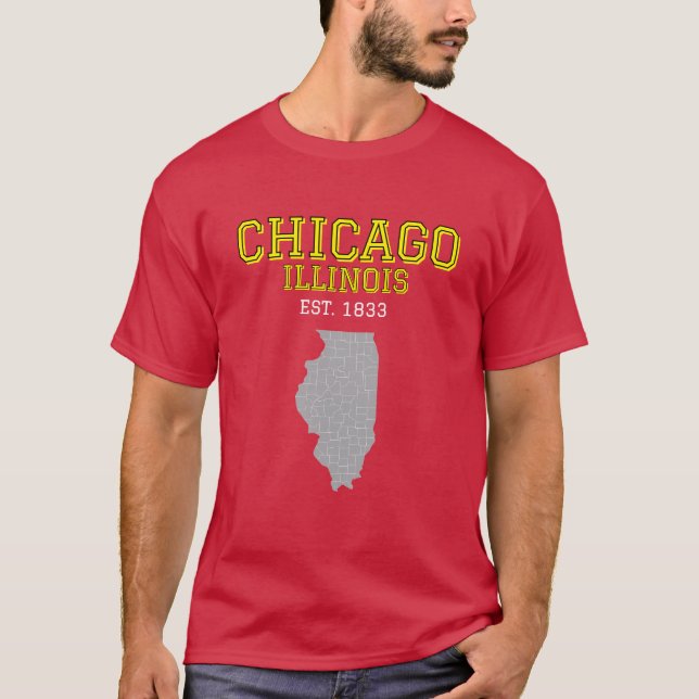 T-shirt Chicago  (Devant)