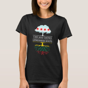 T-shirt Chicago A Grandi Avec Des Racines Lituaniennes Lit