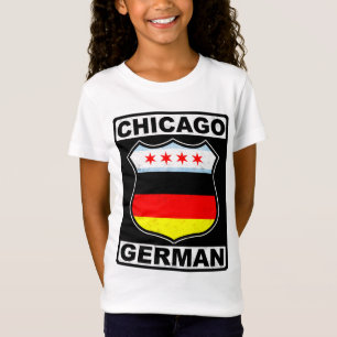 T-Shirt Chicago Allemand Américain