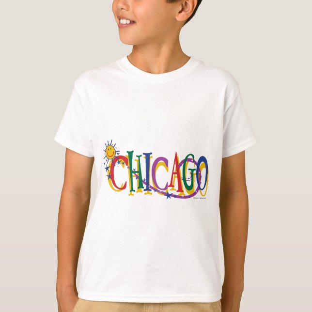 T-shirt Chicago-Avec-SUn---ENFANTS (Devant)