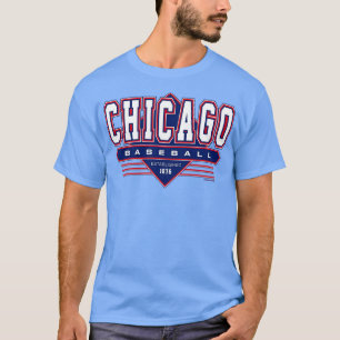 T-shirt Chicago Baseball Retro Cubs Vintages Inspiré 90s T