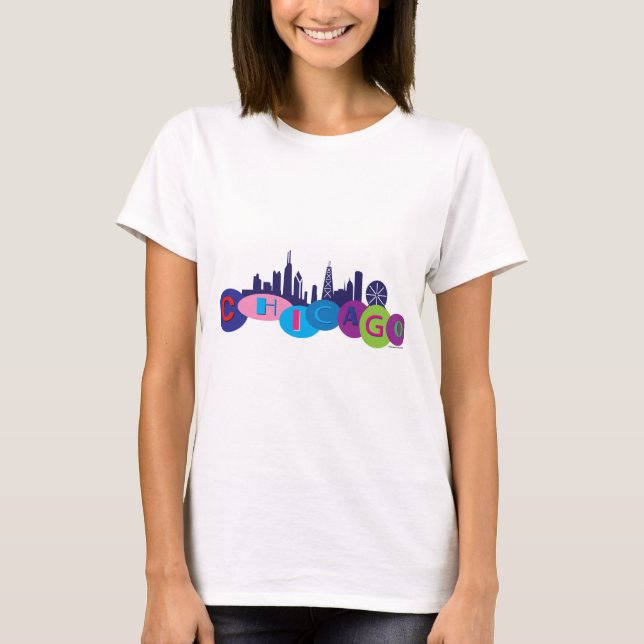T-shirt Chicago-Circles-1 (Devant)