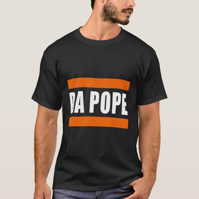 T-shirt Chicago Da Pope Humour drôle (Devant)