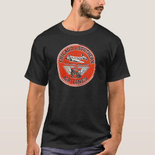 T-shirt Chicago et compagnies aériennes du sud logo