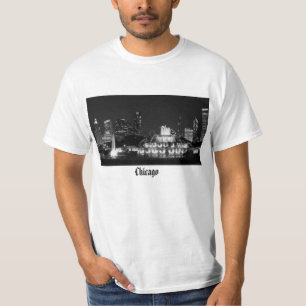 T-shirt Chicago Grant Park en nuances de gris