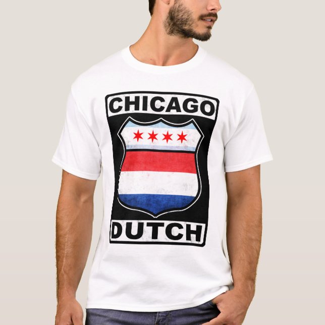 T-shirt Chicago Hollandais - Bouclier américain (Devant)