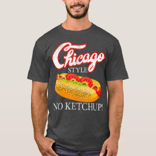 T-shirt Chicago Hot Chien Style été 4 juillet Pas de cadea
