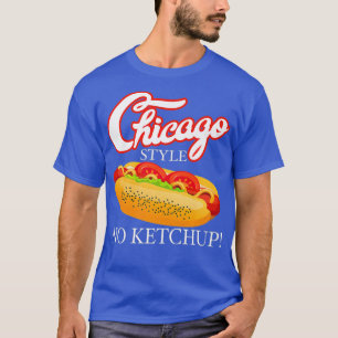 T-shirt Chicago Hot Chien Style été 4 juillet Pas de cadea