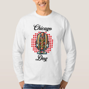 T-shirt Chicago Hot dog Retro Pop Art