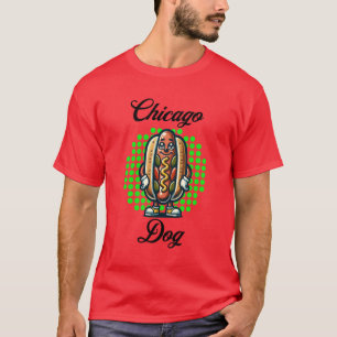 T-shirt Chicago Hot dog Retro Pop Art