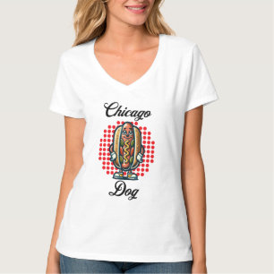 T-shirt Chicago Hot dog Retro Pop Art