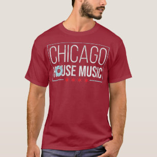 T-shirt Chicago House Music - DJ Vinyl Record élégant