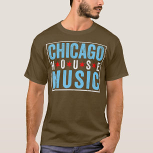 T-shirt Chicago House Music - EDM Vintage DJ stylish