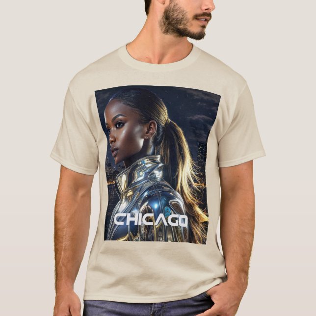 T-SHIRT CHICAGO - ILLINOIS (Devant)