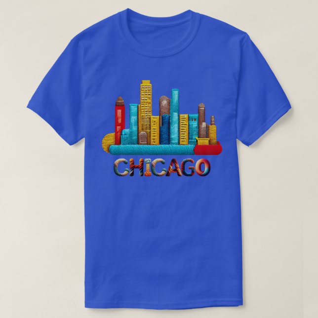 T-shirt Chicago Illinois (Design devant)