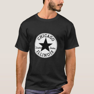 T-shirt CHICAGO ILLINOIS ÉTATS-UNIS D'Amérique Patinage am