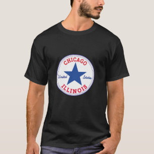 T-shirt CHICAGO ILLINOIS ÉTATS-UNIS D'Amérique Patinage am