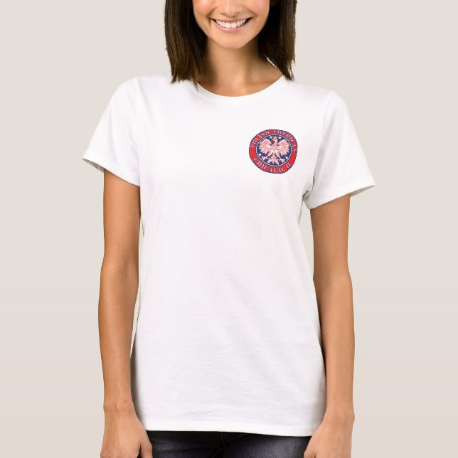 T-shirt Chicago Illinois polonais (Devant)