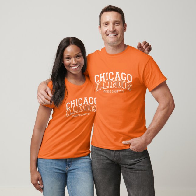 T-shirt CHICAGO ILLINOIS Tee (Unisexe)