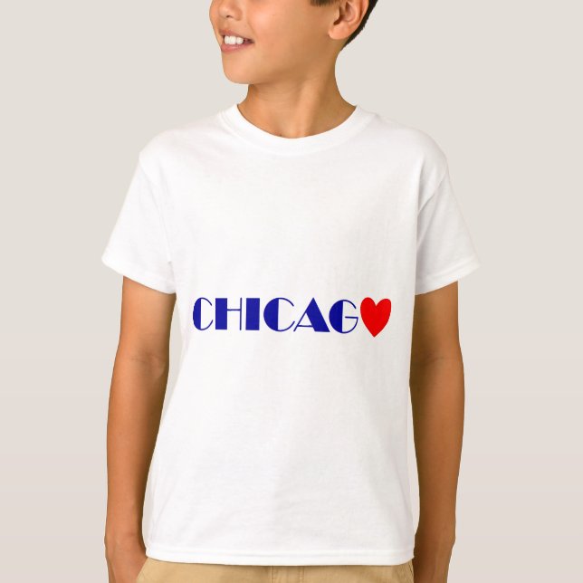 T-shirt chicago j'aime (Devant)
