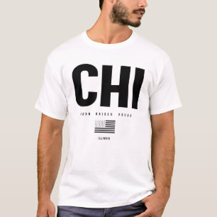 T-shirt Chicago Love - Né soulève la fierté