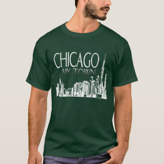 T-shirt Chicago Ma ville