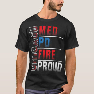 T-shirt Chicago Med Chicago PD Chicago Feu Chicago Fière3