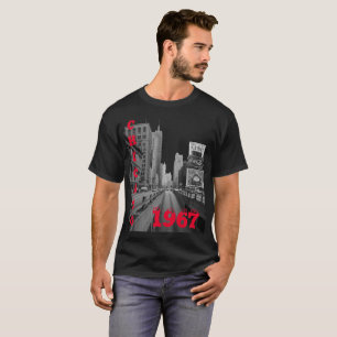 T-shirt Chicago Michigan Avenue 1967 Street Scene