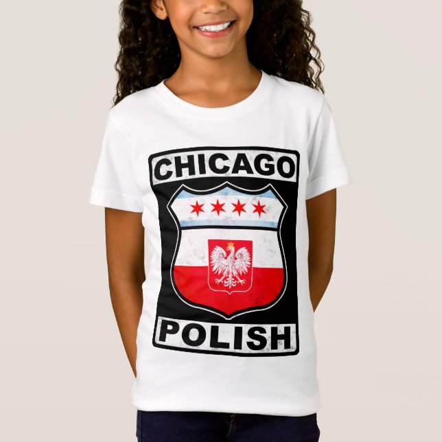 T-Shirt Chicago Polonais Américain (Devant)