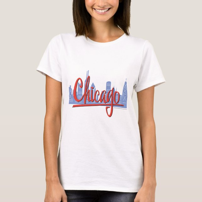 T-SHIRT CHICAGO-RED (Devant)