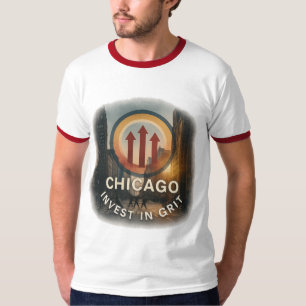 T-shirt Chicago Ringer Tee   Style de résistance vintage