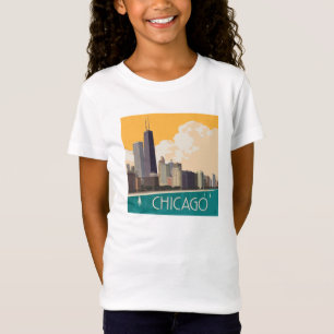 T-Shirt Chicago   Skyline moderne