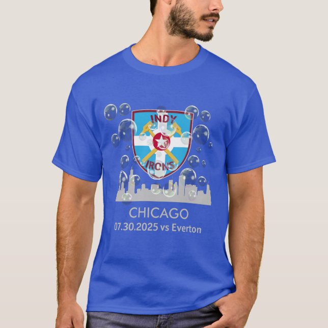 T-shirt Chicago Summer Series - sombre (Devant)