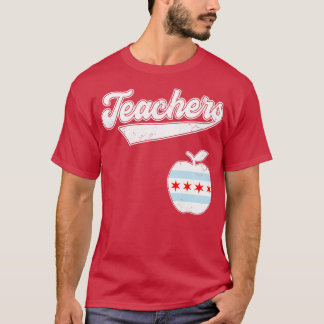 T-shirt Chicago Teachers Fund Notre Futur Red For Ed