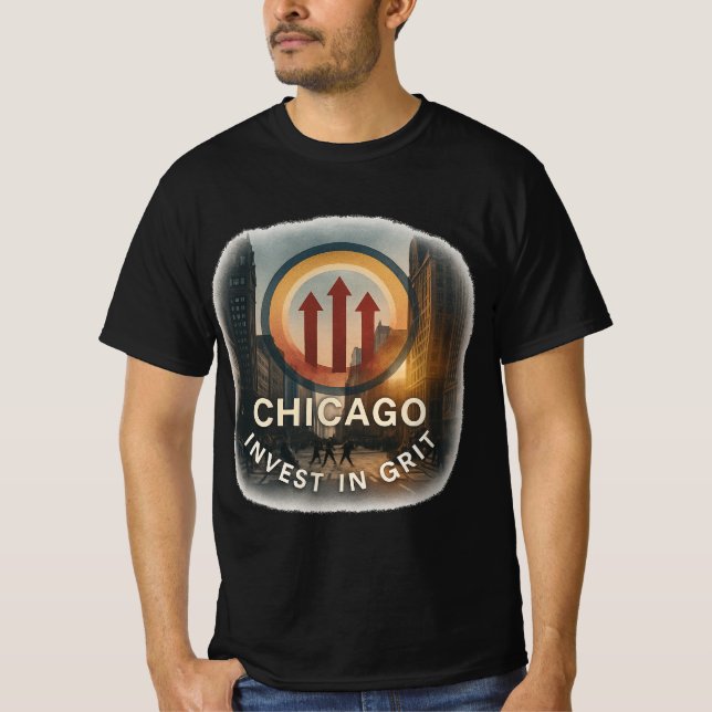 T-shirt Chicago Value | Grit Tee Quotidien (Devant)