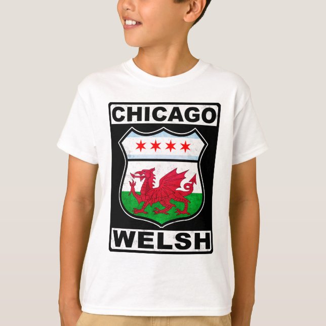 T-shirt Chicago Welsh American (Devant)